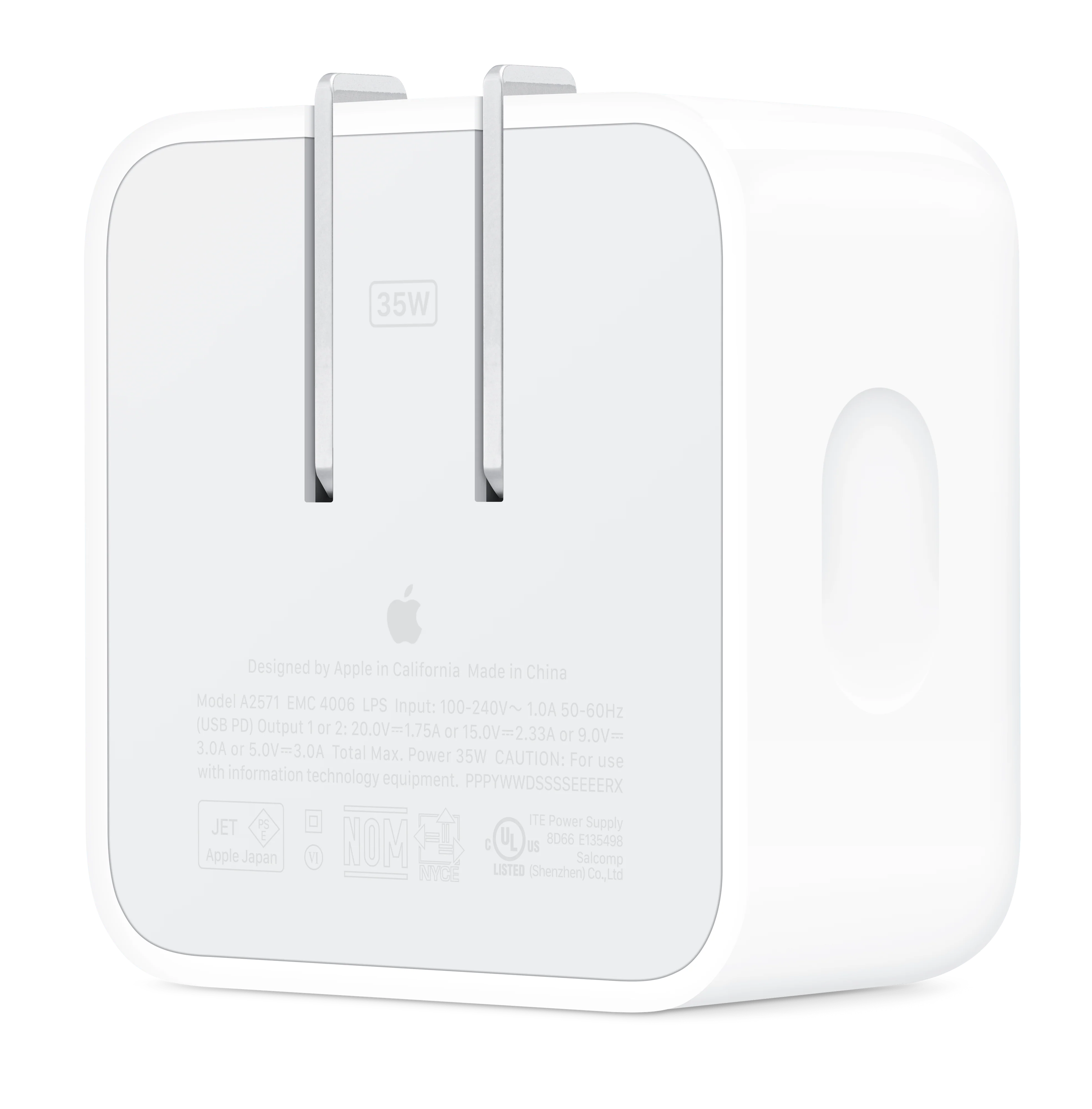 Adaptador de corriente compacto de 35 W con dos puertos USB-C - Image 4