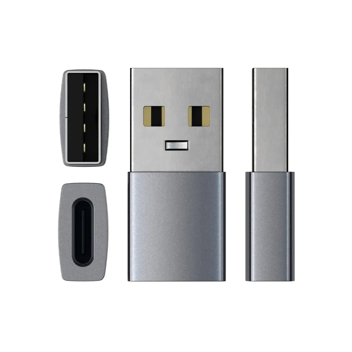 Adaptador Satechi USB-A a USB-C - Gris Espacial - Image 4