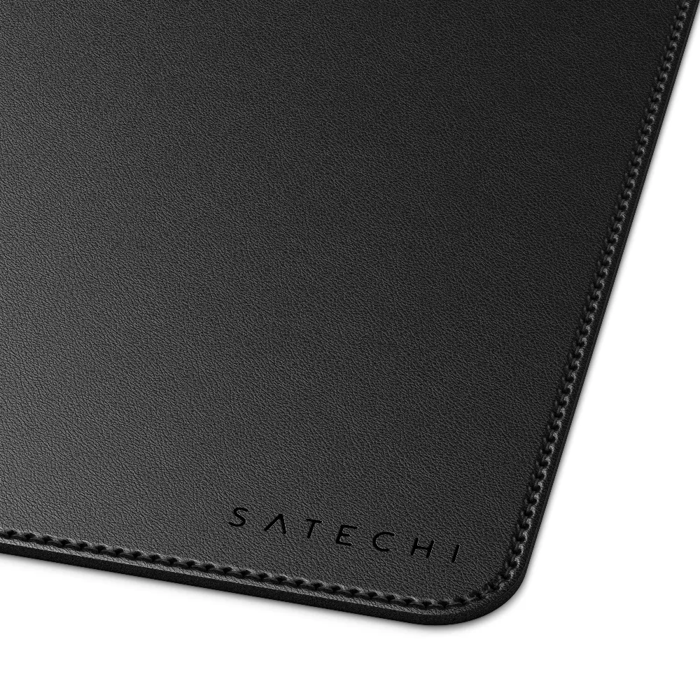 Alfombra de Escritorio Satechi Cuero Vegano Premium - Negro - Image 4