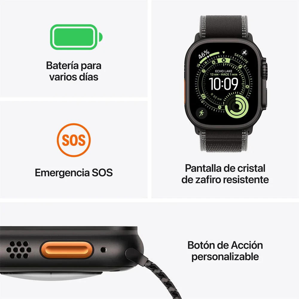 Apple Watch Ultra 3 (GPS + Cellular) Correa Ocean - Image 3