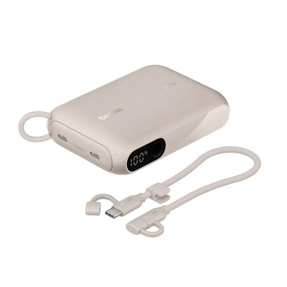 Batería Externa Belkin 10K con 2 USB-C  - Arena - Image 3