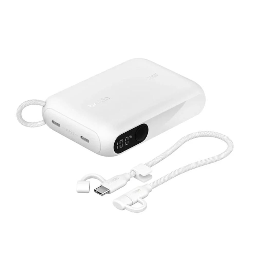 Batería Externa Belkin 10K con 2 USB-C  - Blanco - Image 6