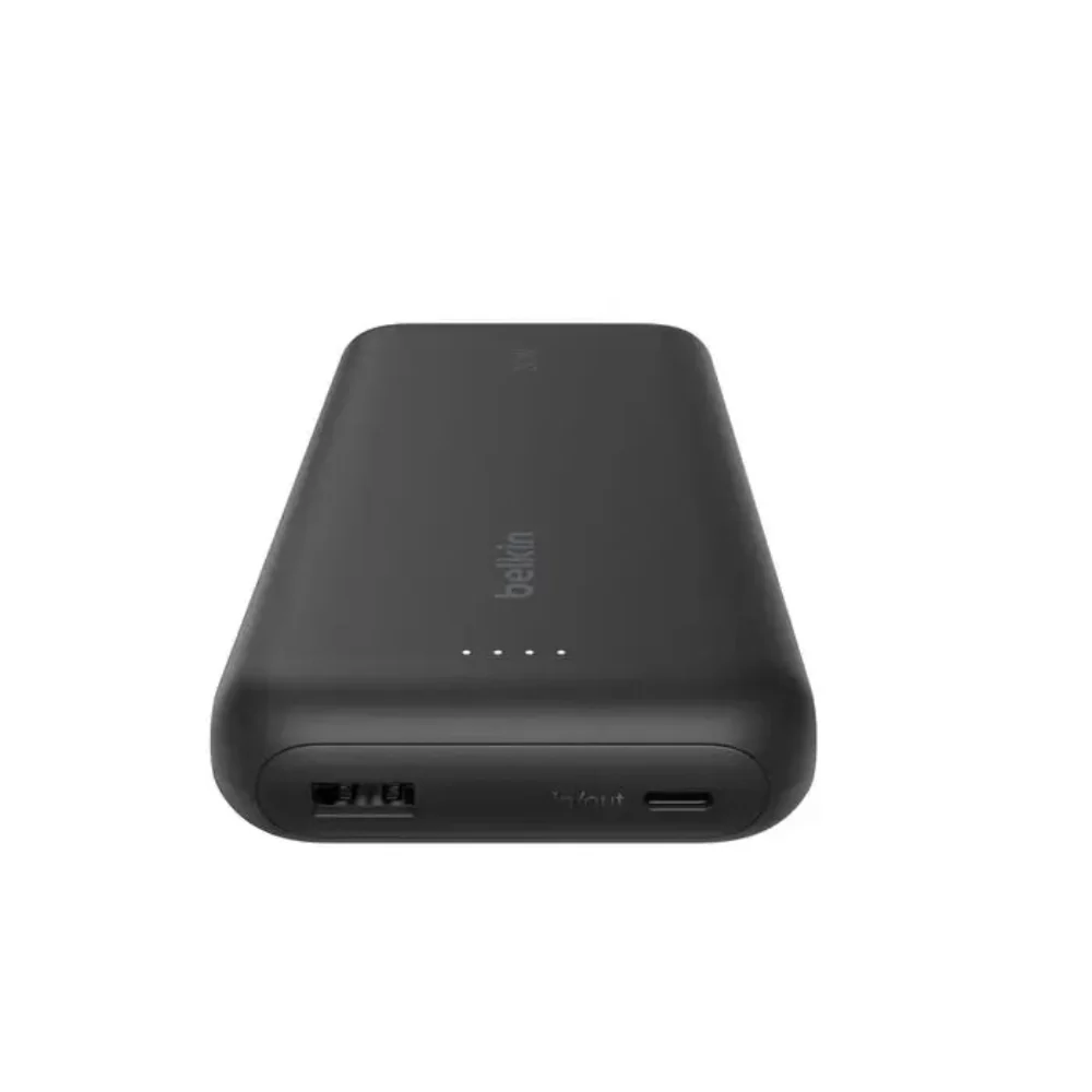 Batería Externa Belkin 20K Cable USB-C Integrado Puertos USB-A y USB-C 30WPD - Negro - Image 3