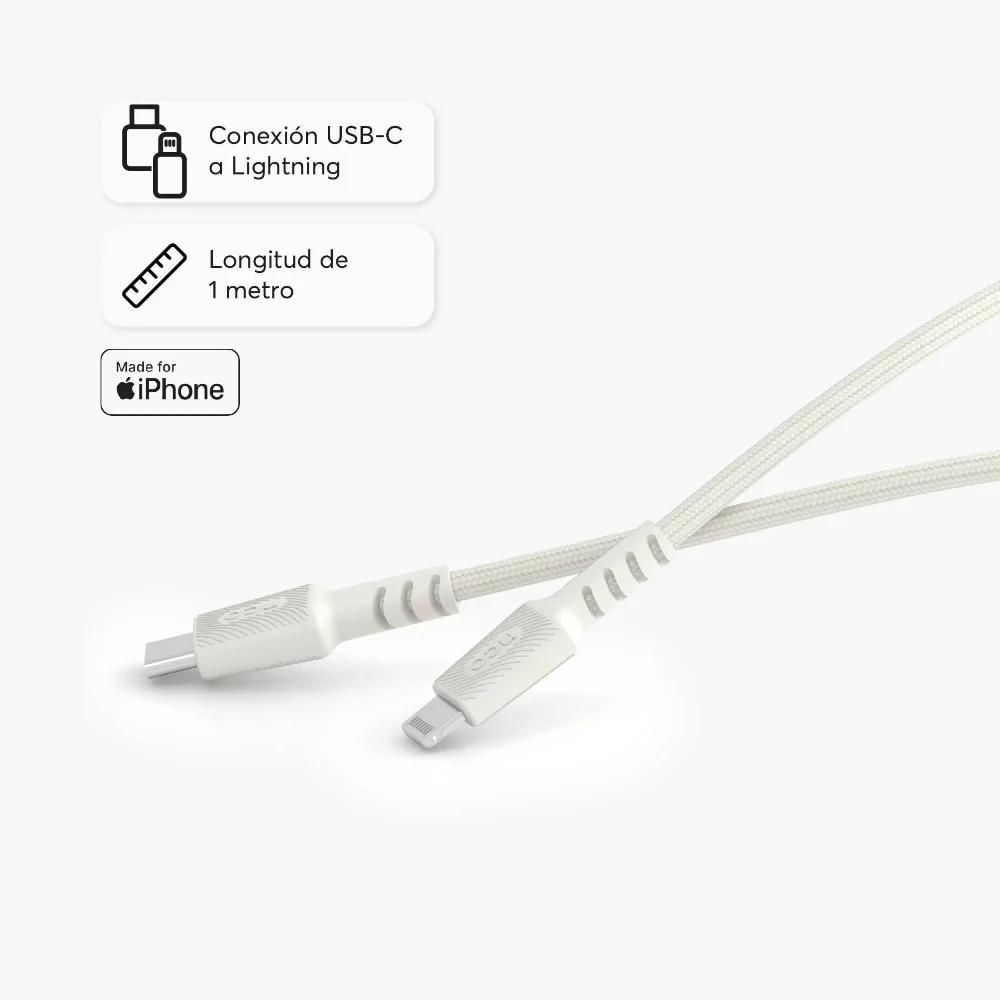 Cable PowerLite NCO USB-C a Lightning - Image 2