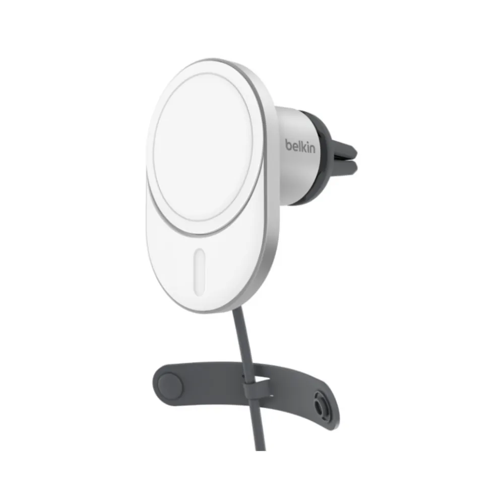 Cargador de Carro Inalambrico Belkin 15W con MagSafe - Blanco