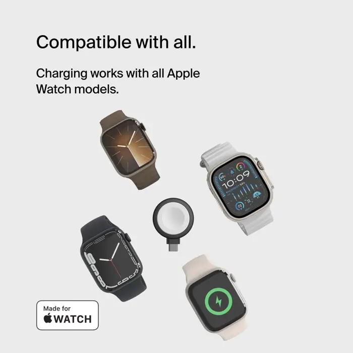 Cargador inalámbrico USB-C Belkin para Apple Watch - Negro - Image 8