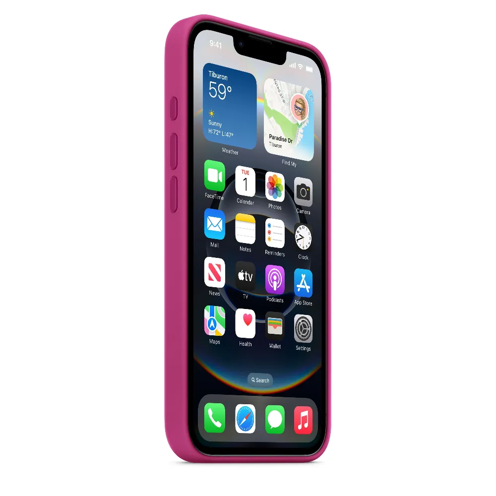 Case de Silicona Apple para iPhone 16e – Fucsia - Image 3