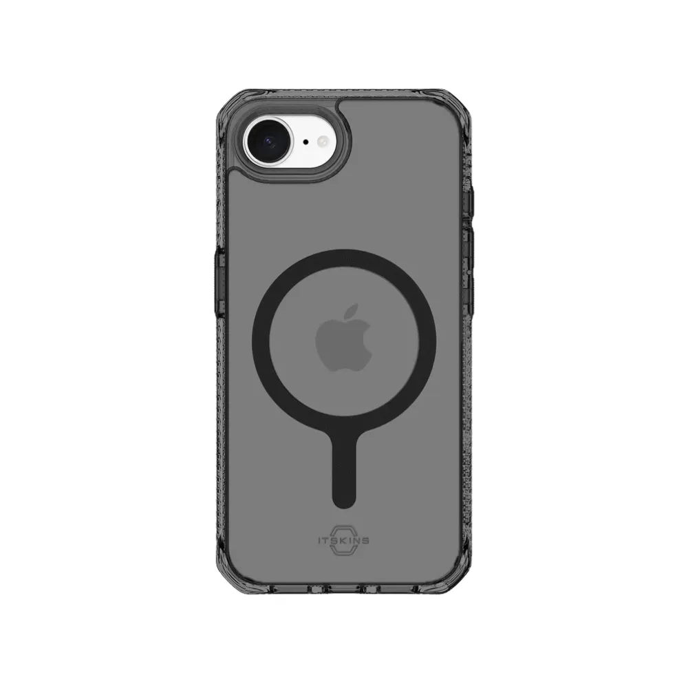 Case ItSkins Hybrid R Vapor con MagSafe para iPhone 16e - Negro - Image 3