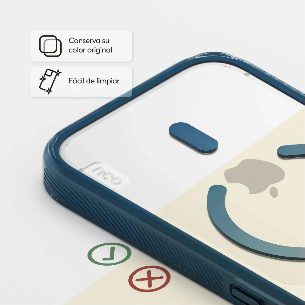 Case NCO SafeCase Force Azul para iPhone 17 Series Compatible con MagSafe - Image 10