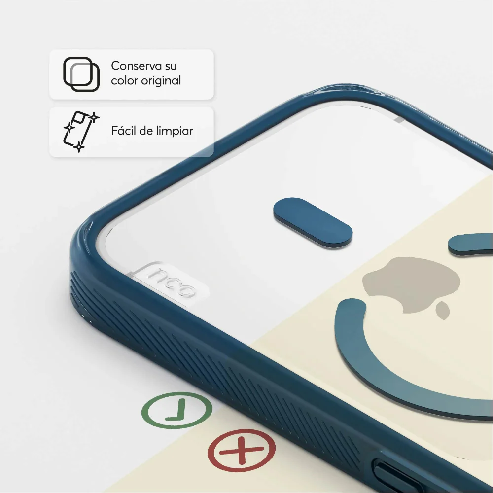 Case NCO SafeCase Force Azul para iPhone 17 Series Compatible con MagSafe - Image 4