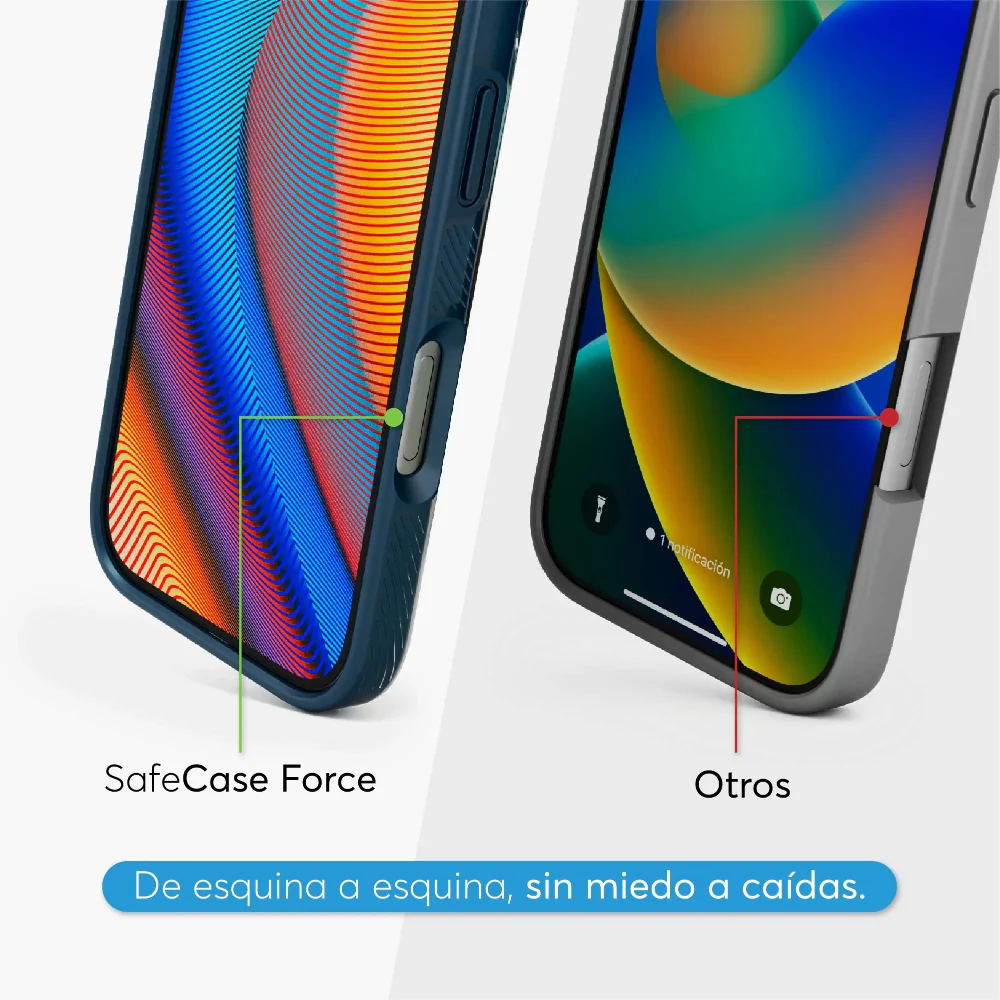 Case NCO SafeCase Force Azul para iPhone 17 Series Compatible con MagSafe - Image 5