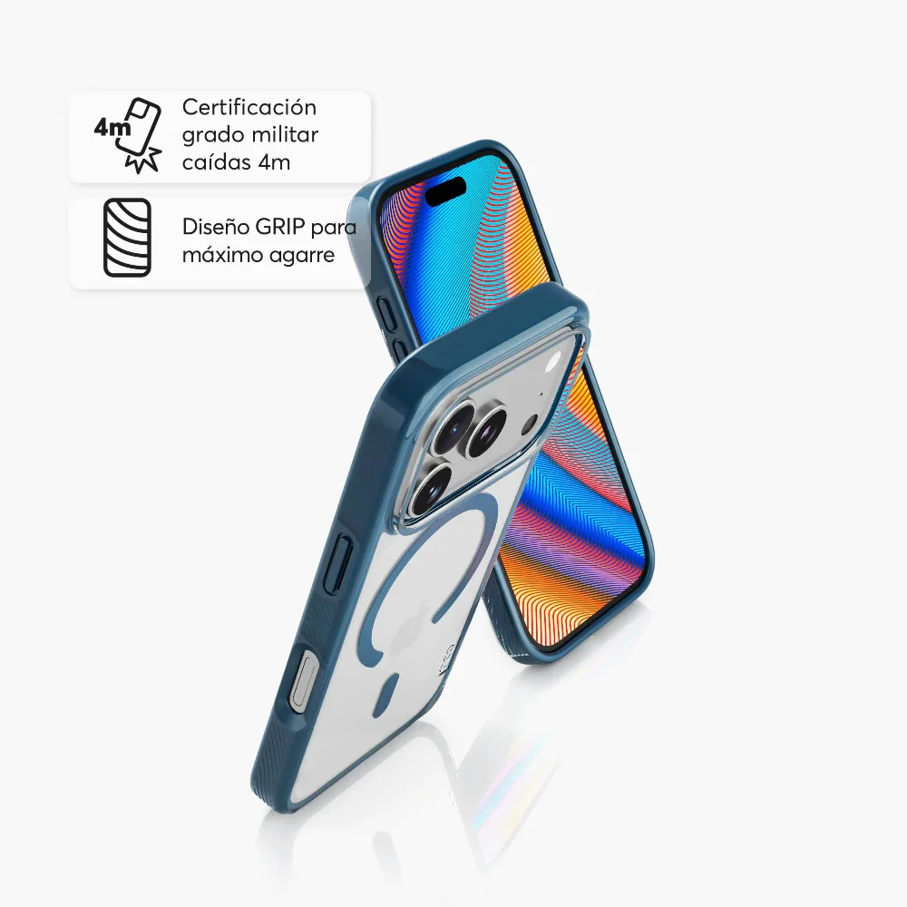 Case NCO SafeCase Force Azul para iPhone 17 Series Compatible con MagSafe - Image 9
