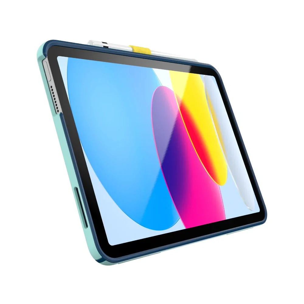 Case Speck con Soporte para iPad 11/10 Gen - Turquesa/Amarillo - Image 3