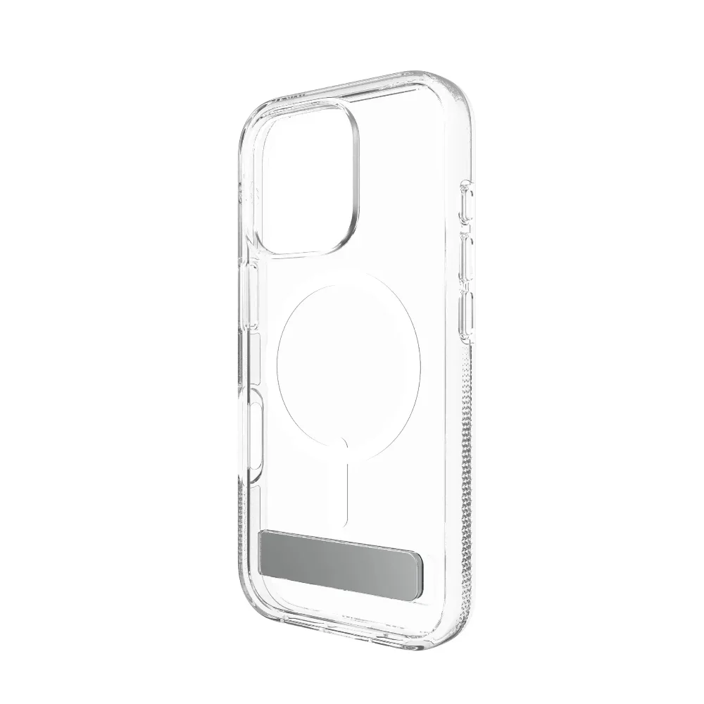 Case Zagg Kickstand Crystal Palace Snap Magsafe para iPhone 16 Pro - Transparente - Image 11