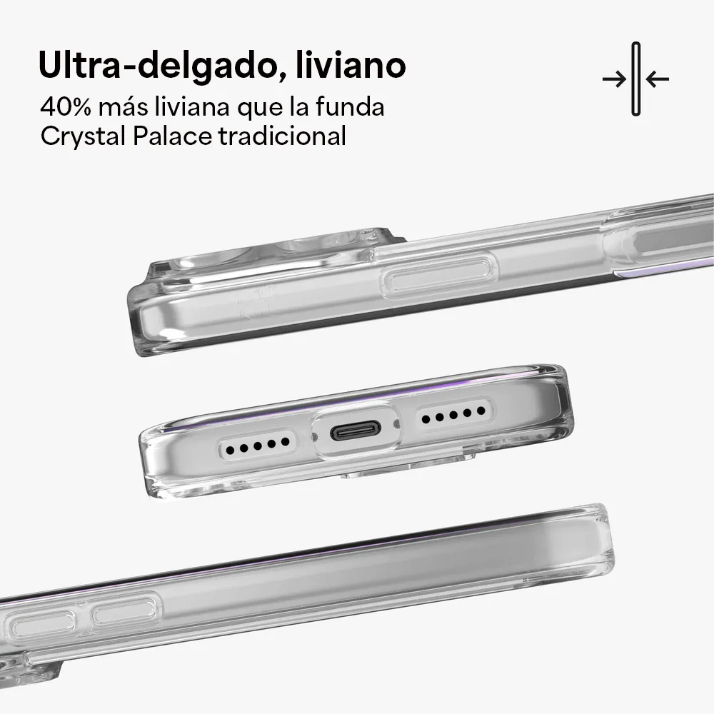 Case Zagg Crystal Palace Snap Magsafe para iPhone 17 Air  - Transparente - Image 3