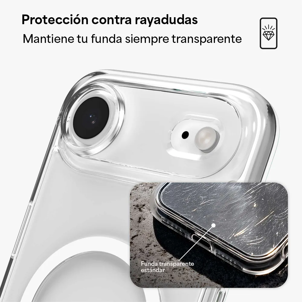 Case Zagg Crystal Palace Snap Magsafe para iPhone 17 Air  - Transparente - Image 6
