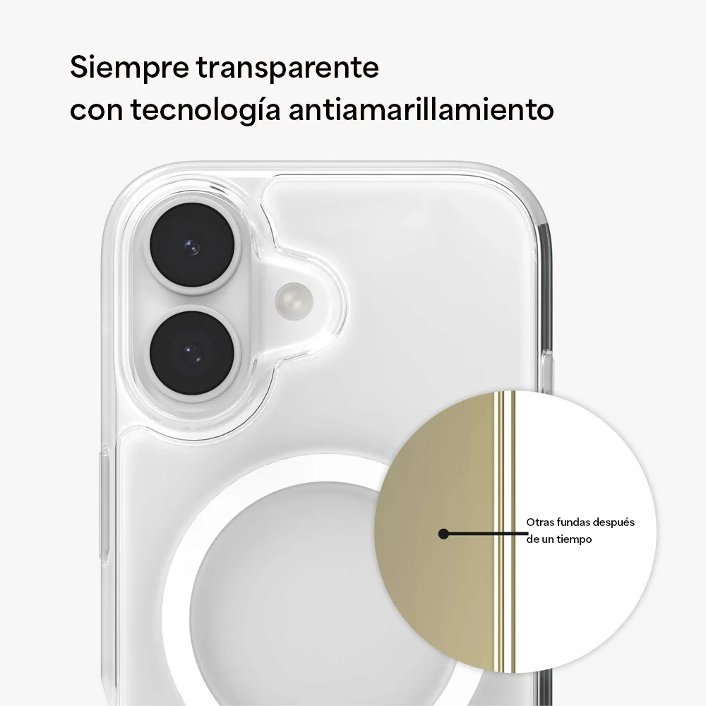 Case Zagg Crystal Palace Snap Magsafe para iPhone 17 - Transparente - Image 6