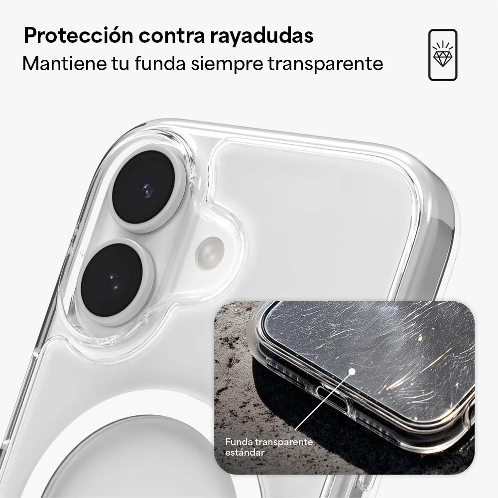 Case Zagg Crystal Palace Snap Magsafe para iPhone 17 - Transparente - Image 7