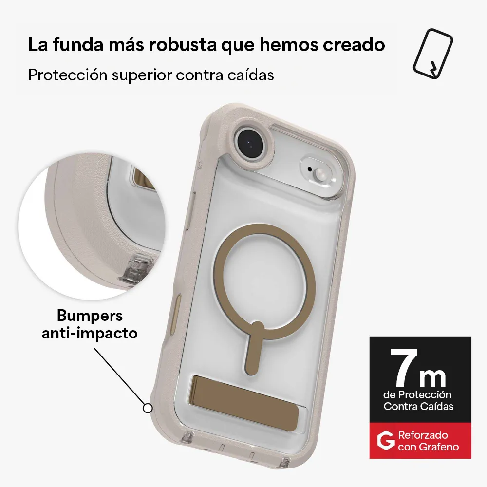 Case ZAGG Rainier con MagSafe KS para iPhone Air - Arena - Image 4