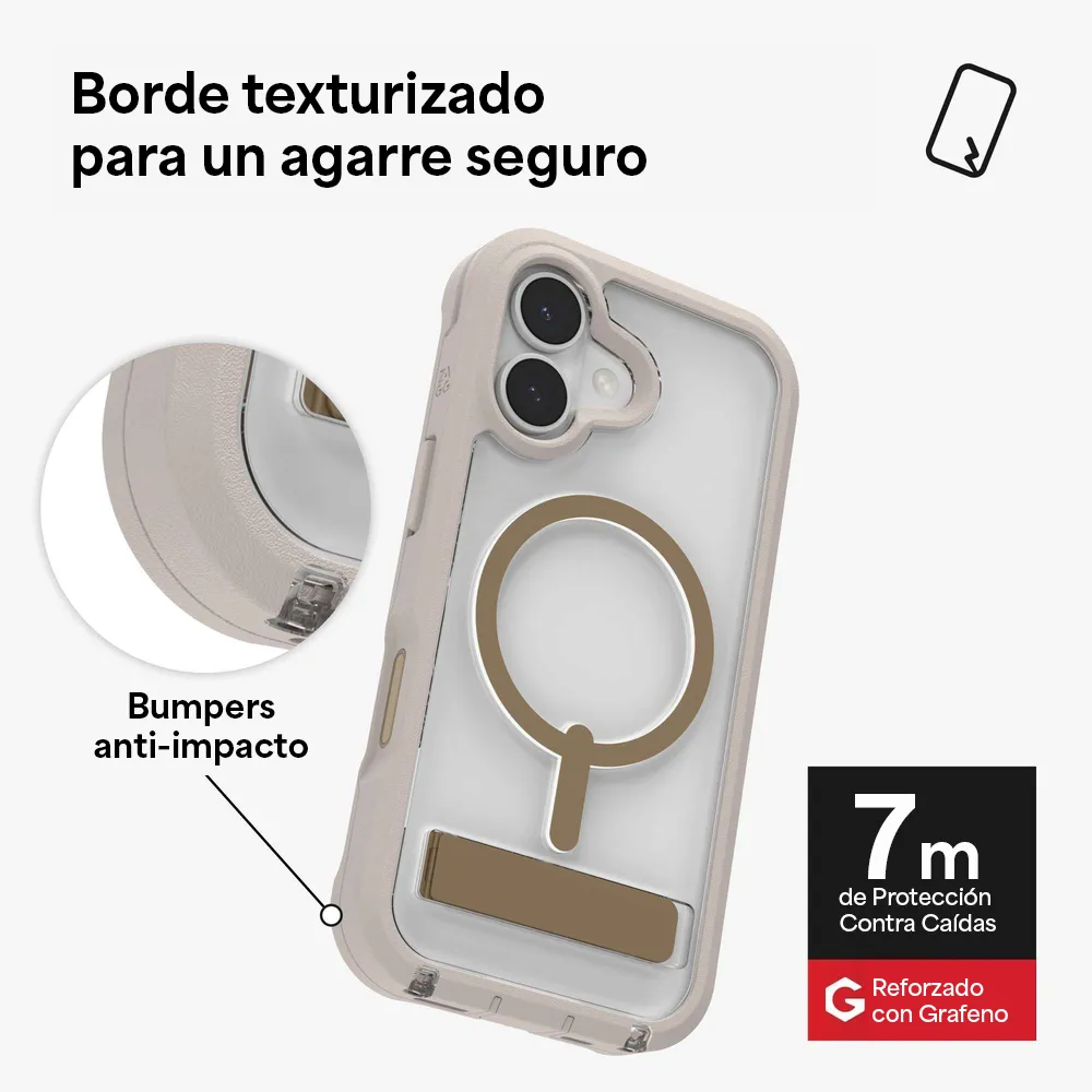 Case ZAGG Rainier con MagSafe KS para iPhone 17 - Arena - Image 8