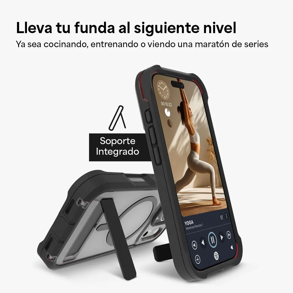 Case ZAGG Rainier con MagSafe KS para iPhone 17 - Negro Humo - Image 8