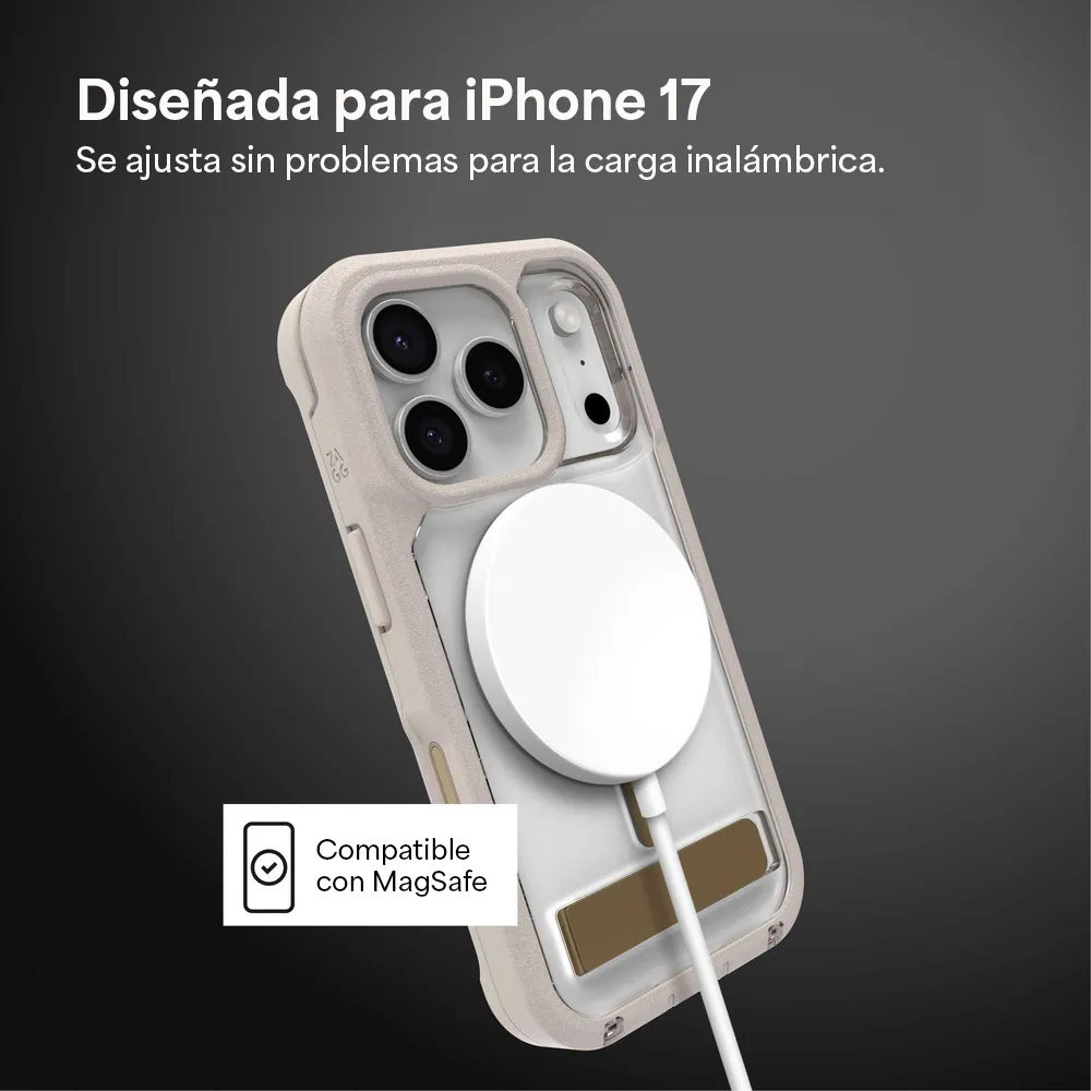 Case ZAGG Rainier con MagSafe KS para iPhone 17 Pro Max - Arena - Image 4