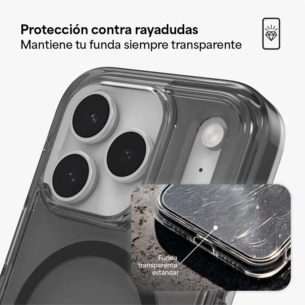 Case ZAGG Santa Cruz con MagSafe KS para iPhone Series 17 - Negro Medianoche - Image 10