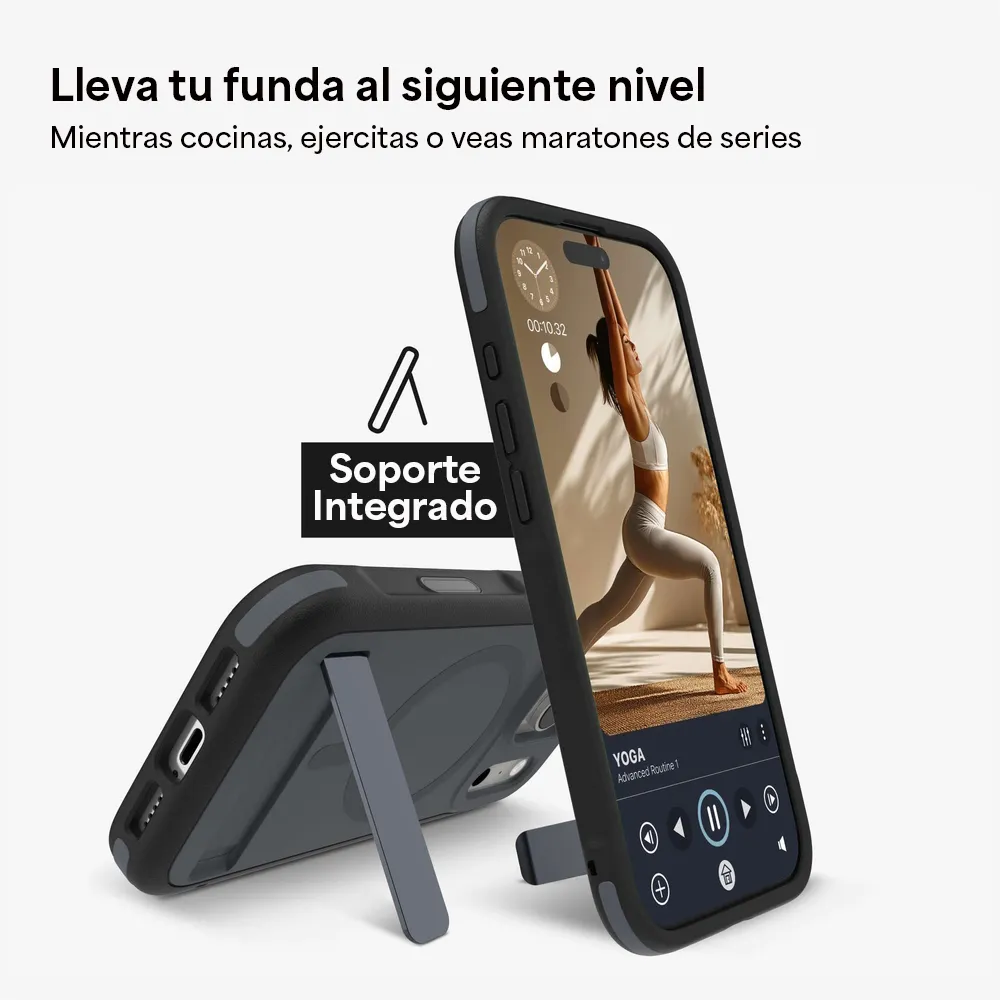 Case ZAGG Sedona Snap MagSafe KS para iPhone 17 Pro Max - Carbón - Image 10