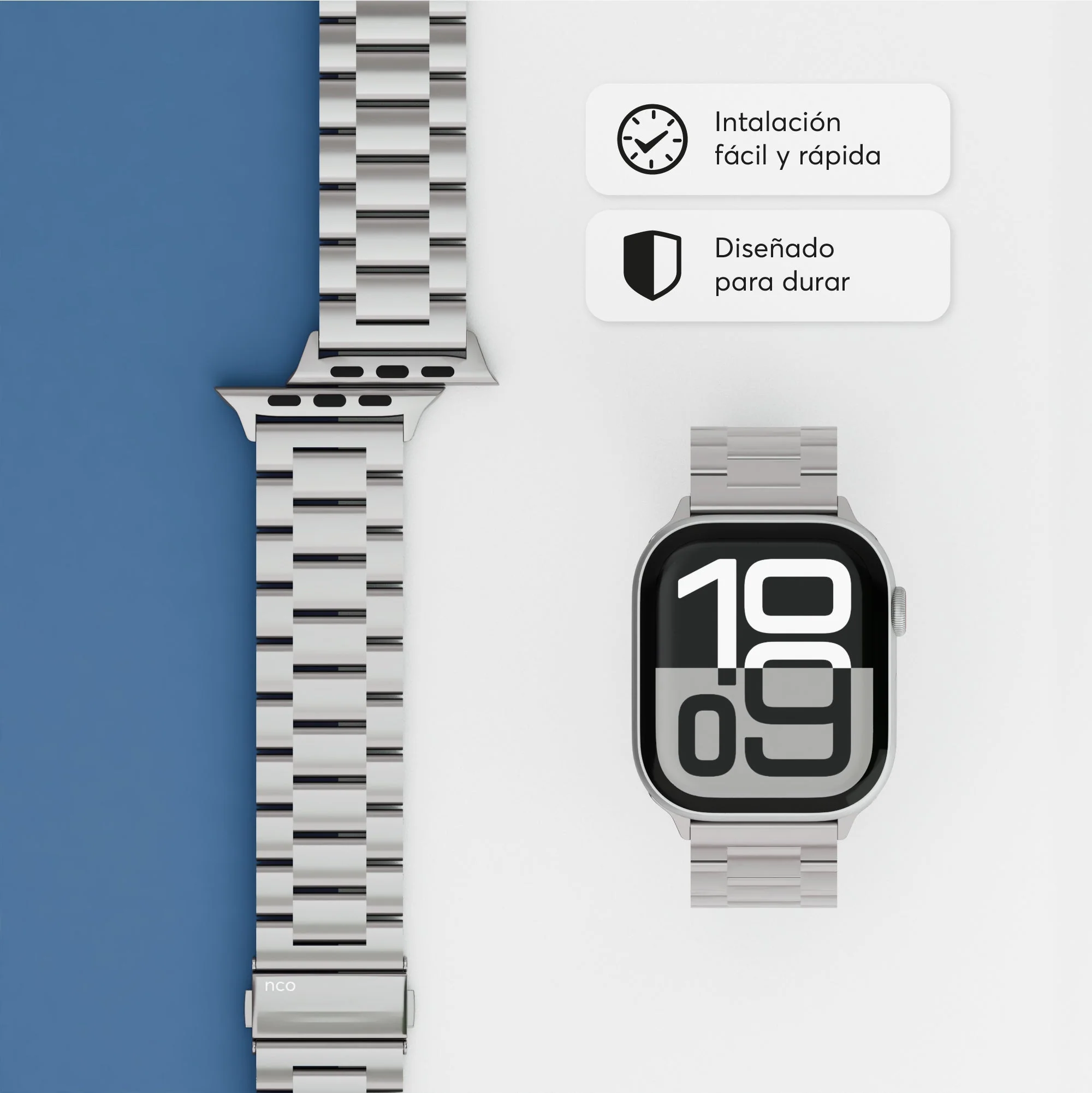 Correa de acero inoxidable NCO Apple Watch ClassicLoop - Image 5