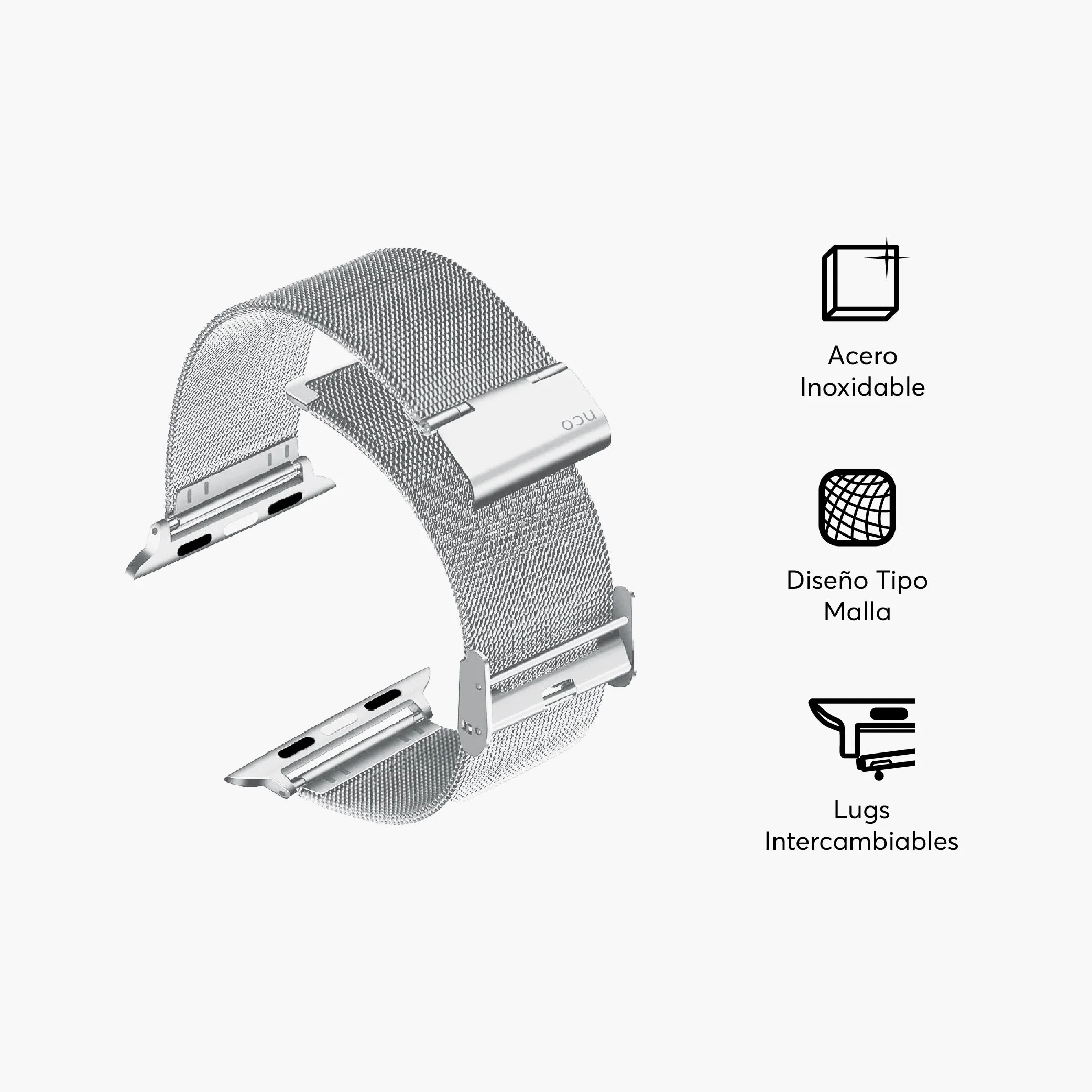 Correa de acero MeshLoop NCO para Apple Watch - Image 5