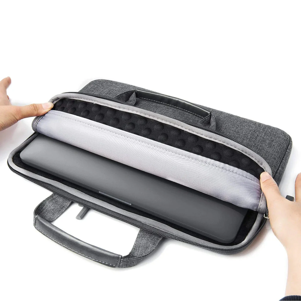 Funda impermeable Satechi para portátil 13" con bolsillos - Gris - Image 6