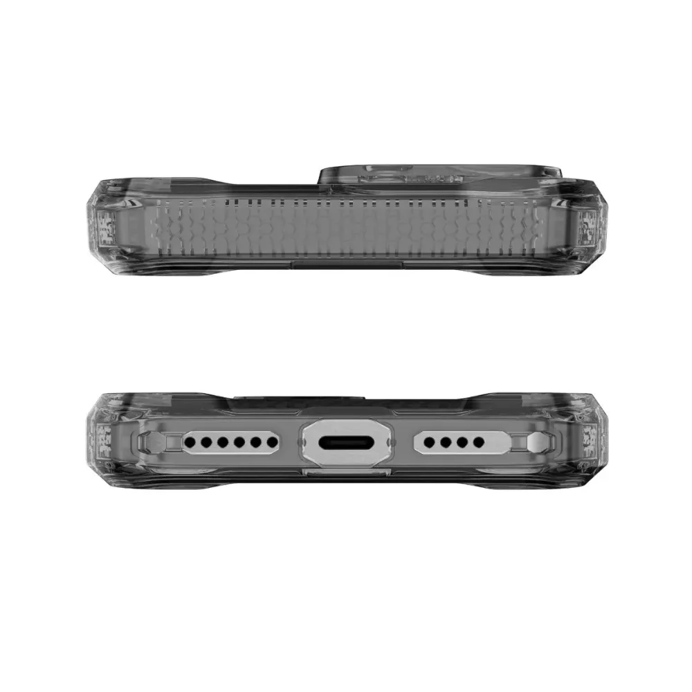 ItSkins Supreme R Clear con MagSafe para iPhone 16 Pro - Grafito y estampado en grafito - Image 3