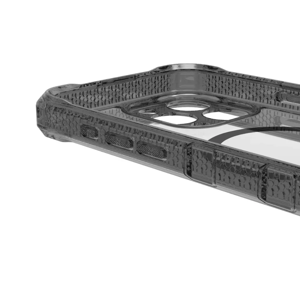 ItSkins Supreme R Clear con MagSafe para iPhone 16 Pro - Grafito y estampado en grafito - Image 5