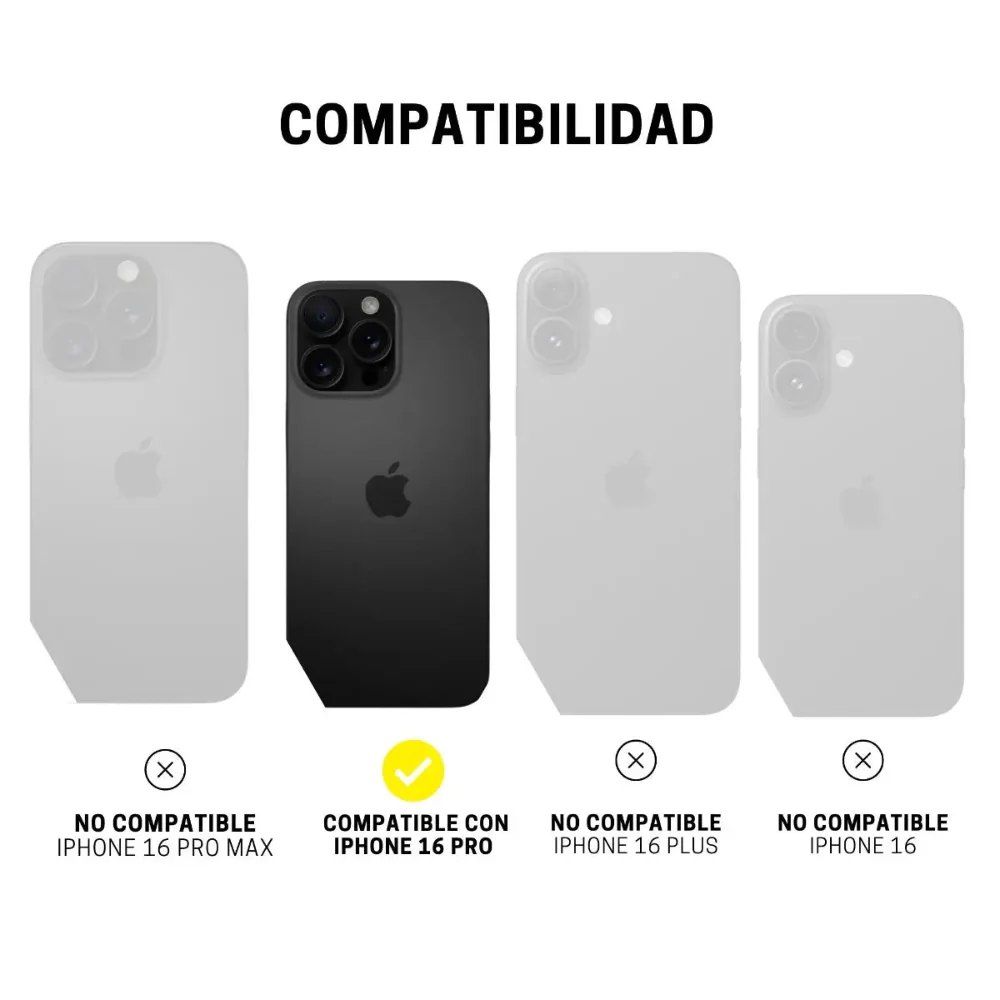 ItSkins Supreme R Clear con MagSafe para iPhone 16 Pro - Grafito y estampado en grafito - Image 9