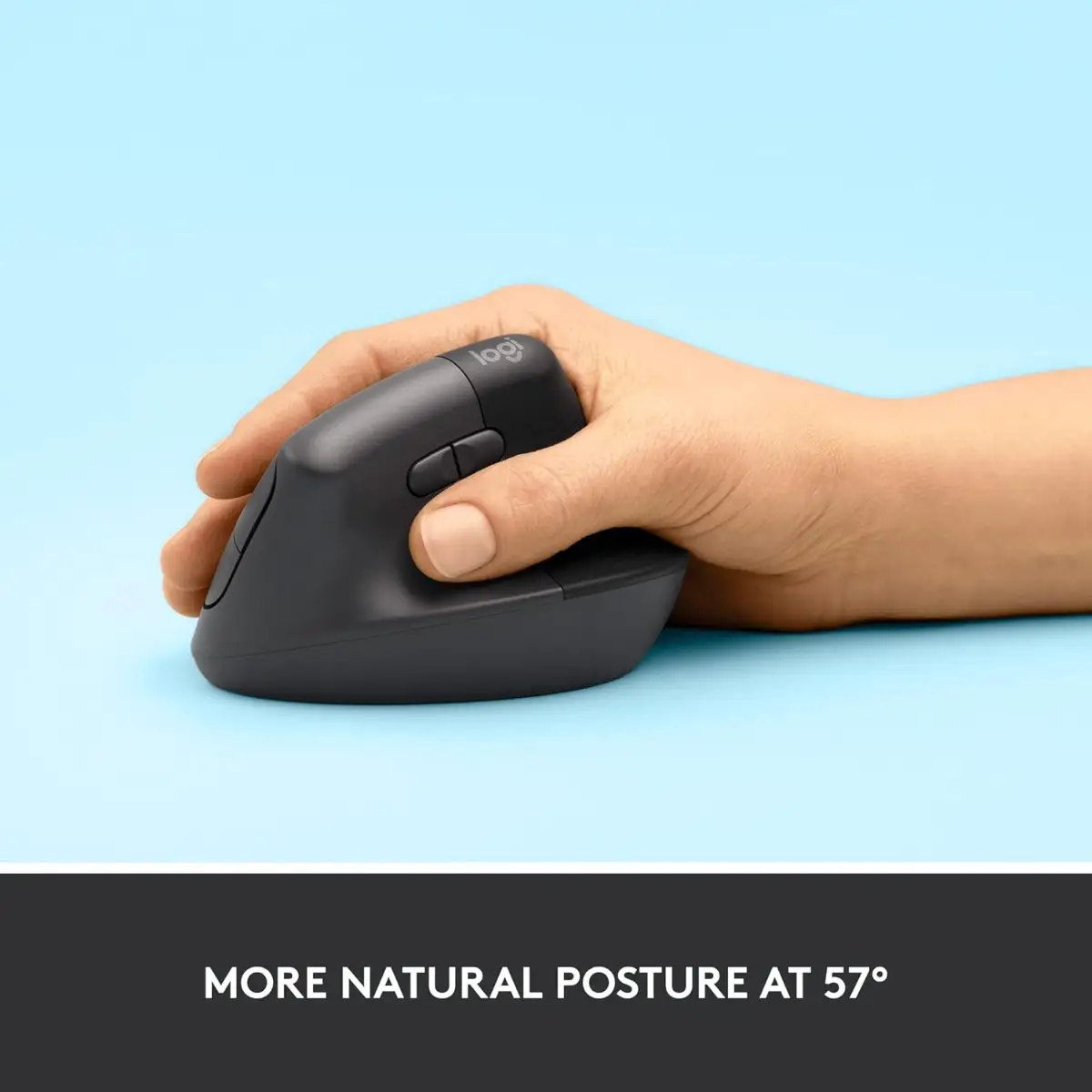 Mouse Logitech Lift Vertical Ergonómico - Grafito - Image 8