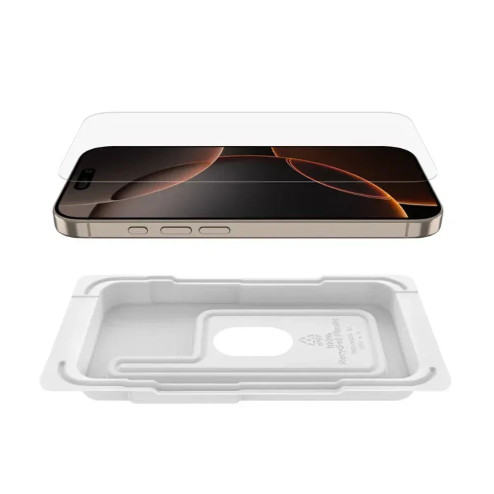 Protector de Pantalla Belkin OVR tempered antimicrobial para iPhone 16 Pro - Image 4