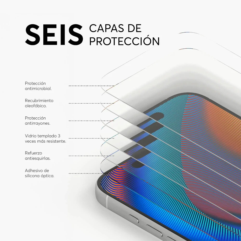 Protector de Pantalla NCO GlassGuard ion+ para iPhone 17 - Transparente - Image 18