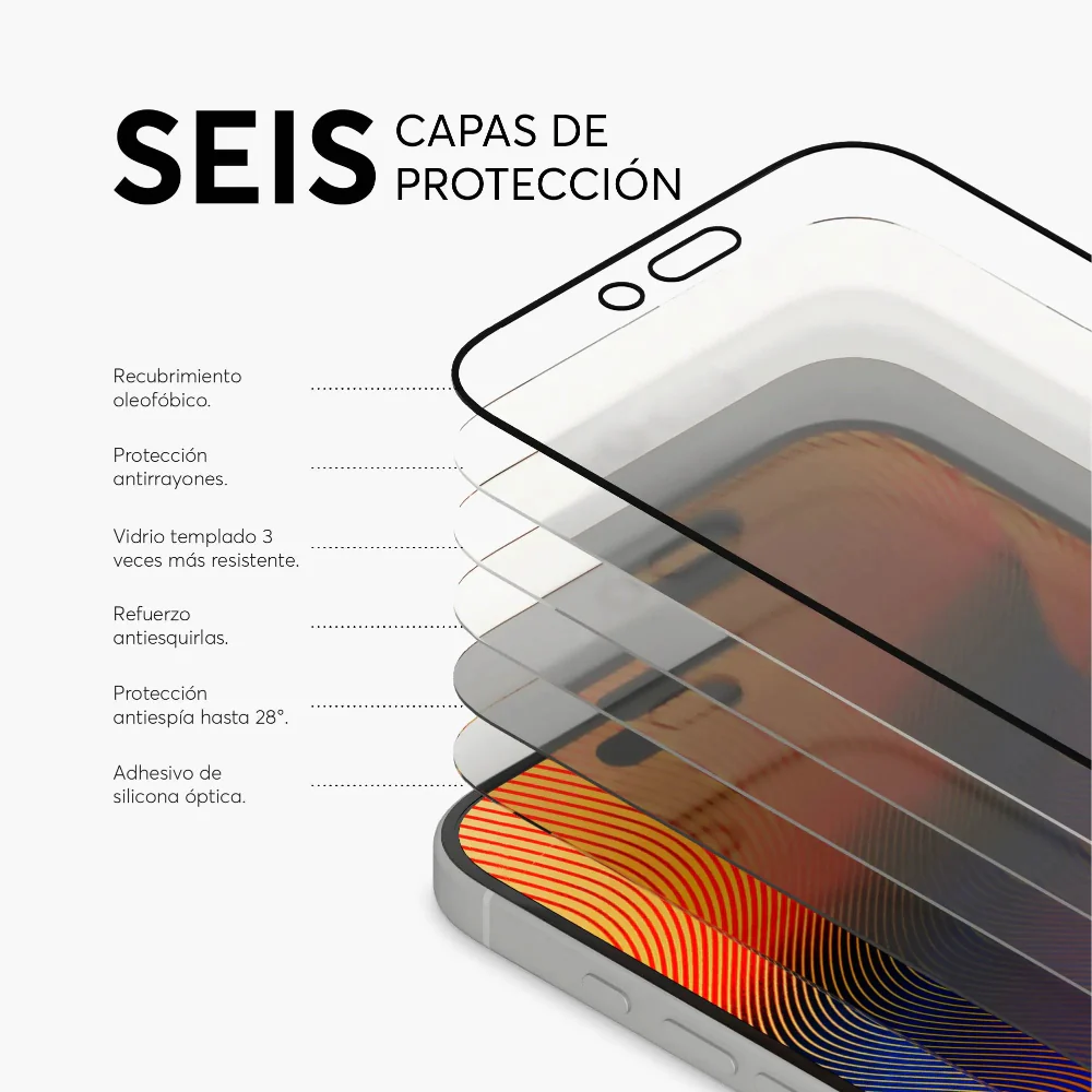 Protector de Pantalla NCO GlassGuard Privacy para iPhone 17 Series - Image 11
