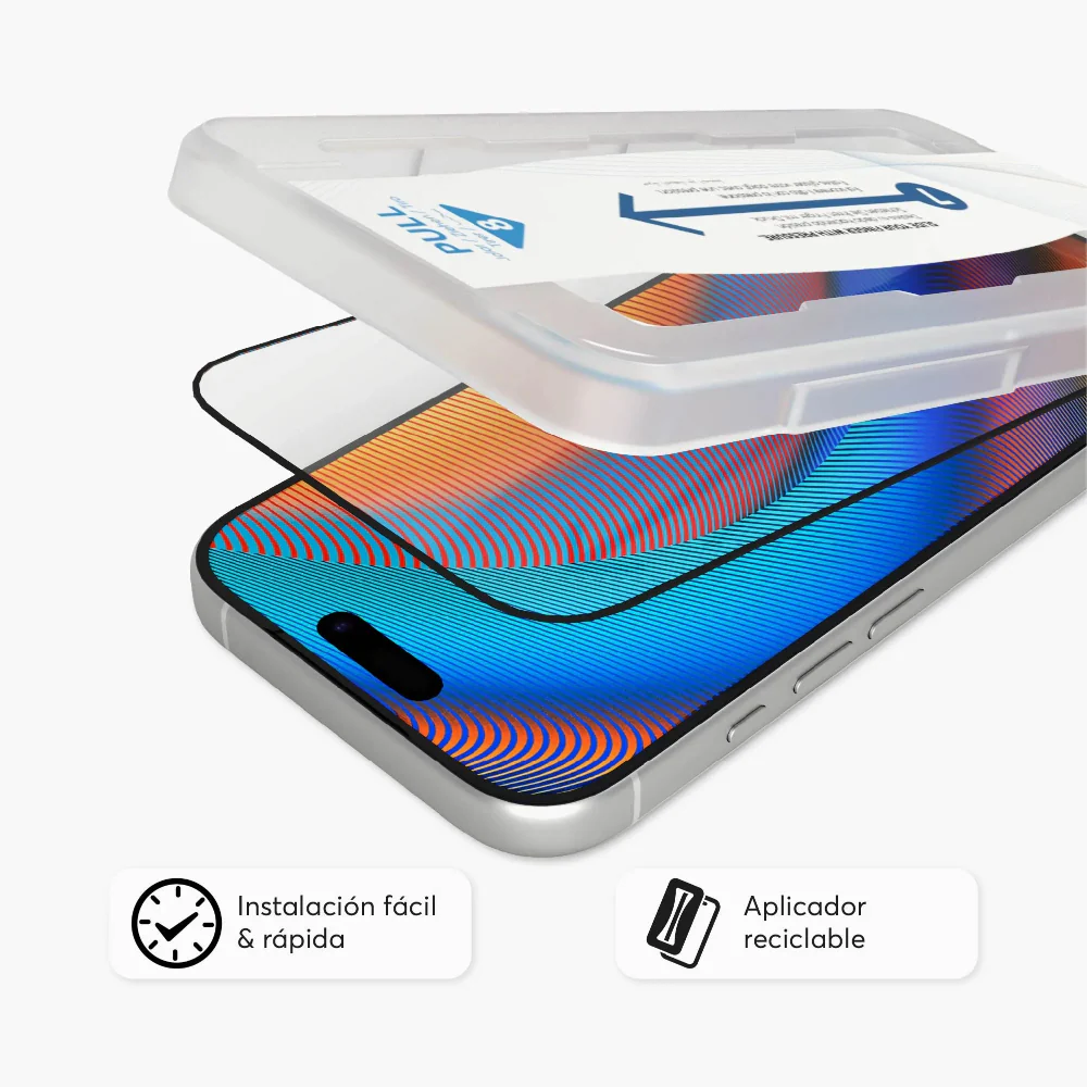 Protector de Pantalla NCO GlassGuard ShockProof para iPhone 17 Pro Max - Transparente - Image 2
