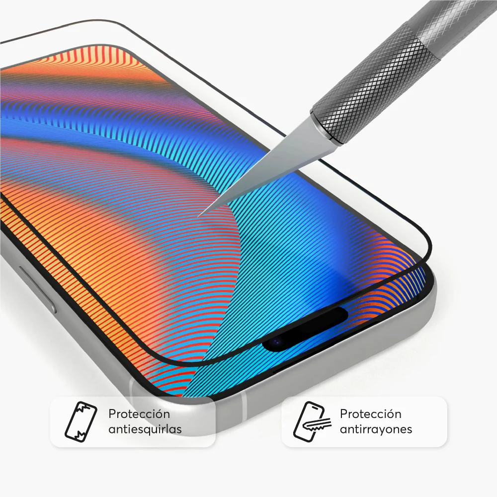 Protector de Pantalla NCO GlassGuard ShockProof para iPhone 17 Pro Max - Transparente - Image 3