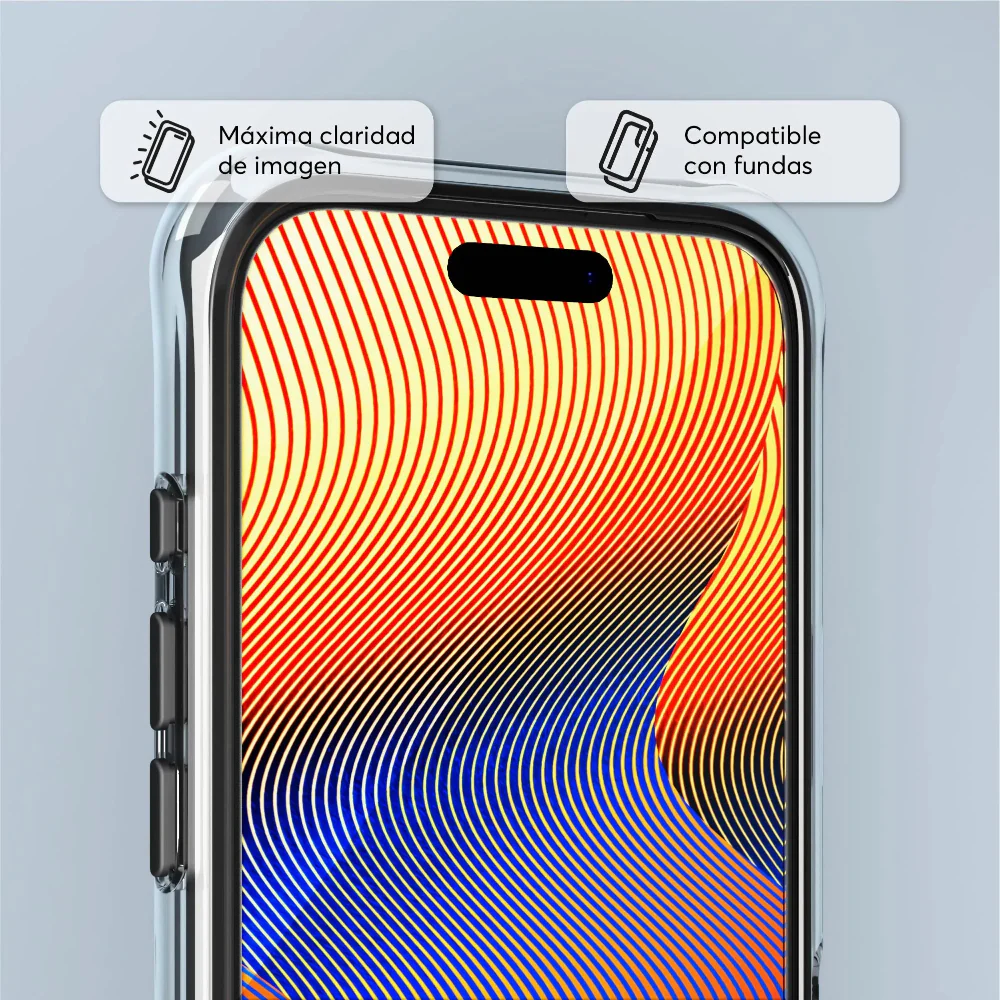 Protector de Pantalla NCO GlassGuard ShockProof para iPhone 17 - Transparente - Image 6