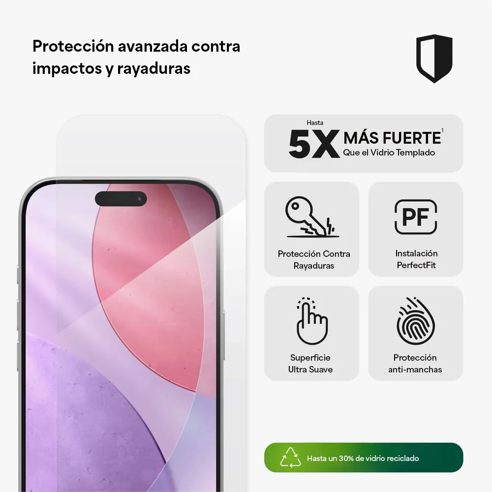Protector de Pantalla Zagg Glass Elite para iPhone 17 Series - Image 15