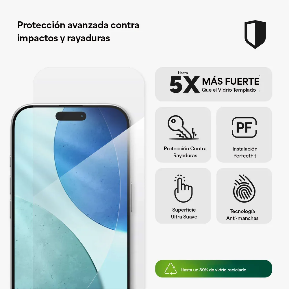 Protector de Pantalla Zagg Glass Elite para iPhone 17 Series - Image 2