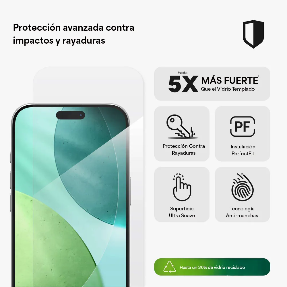 Protector de Pantalla Zagg Glass Elite para iPhone 17 Series - Image 9