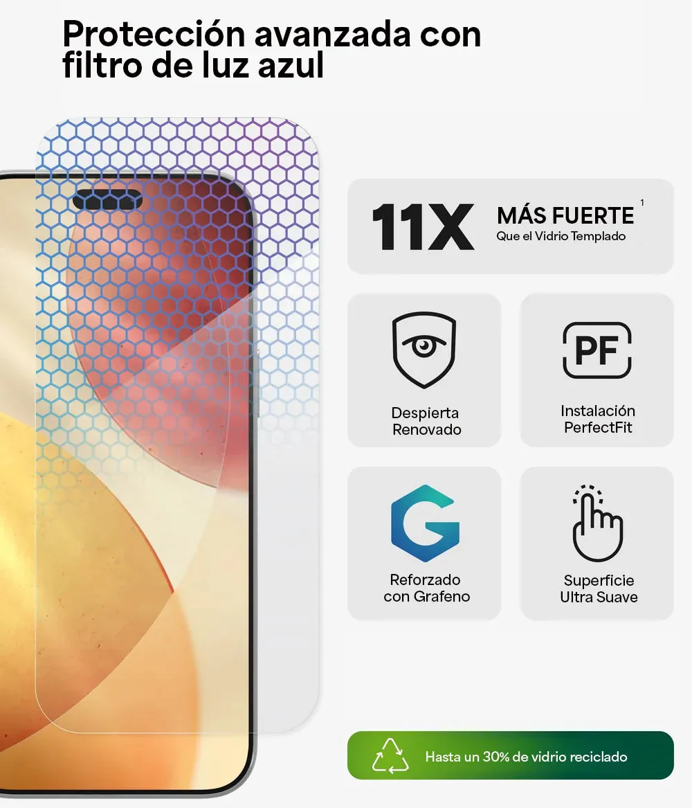 Protector de Pantalla Zagg Glass XTR5 para iPhone Series 17 - Transparente - Image 11