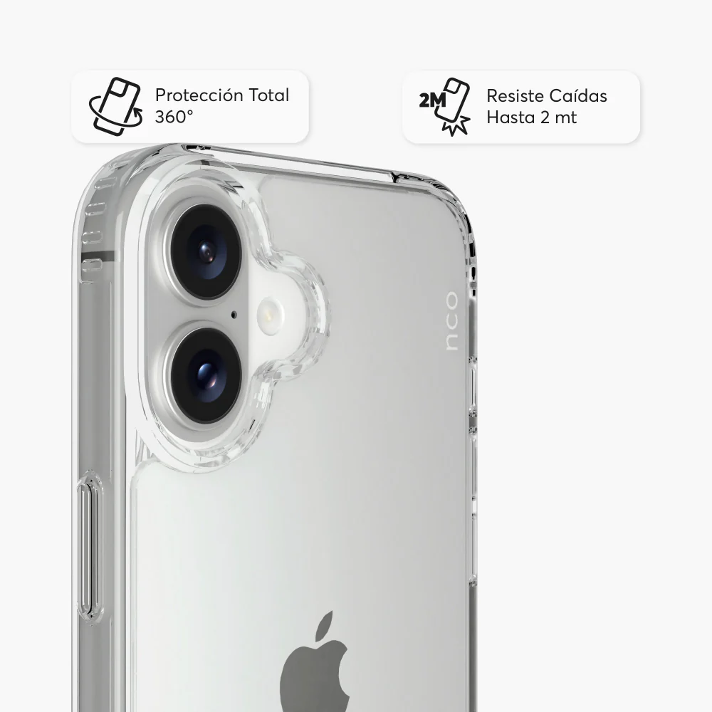 SafeCase Clear NCO para iPhone 16 Series - Image 10