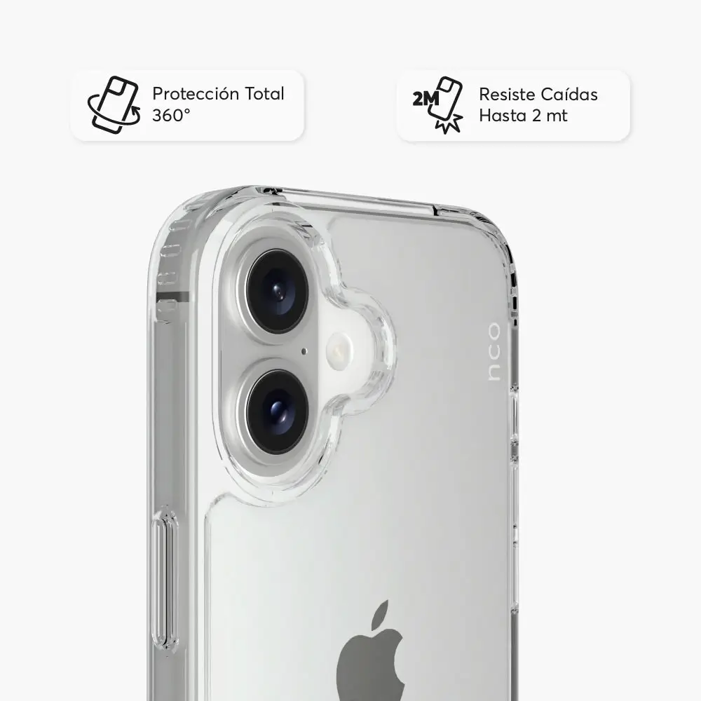 SafeCase Clear NCO para iPhone 16 Series - Image 4