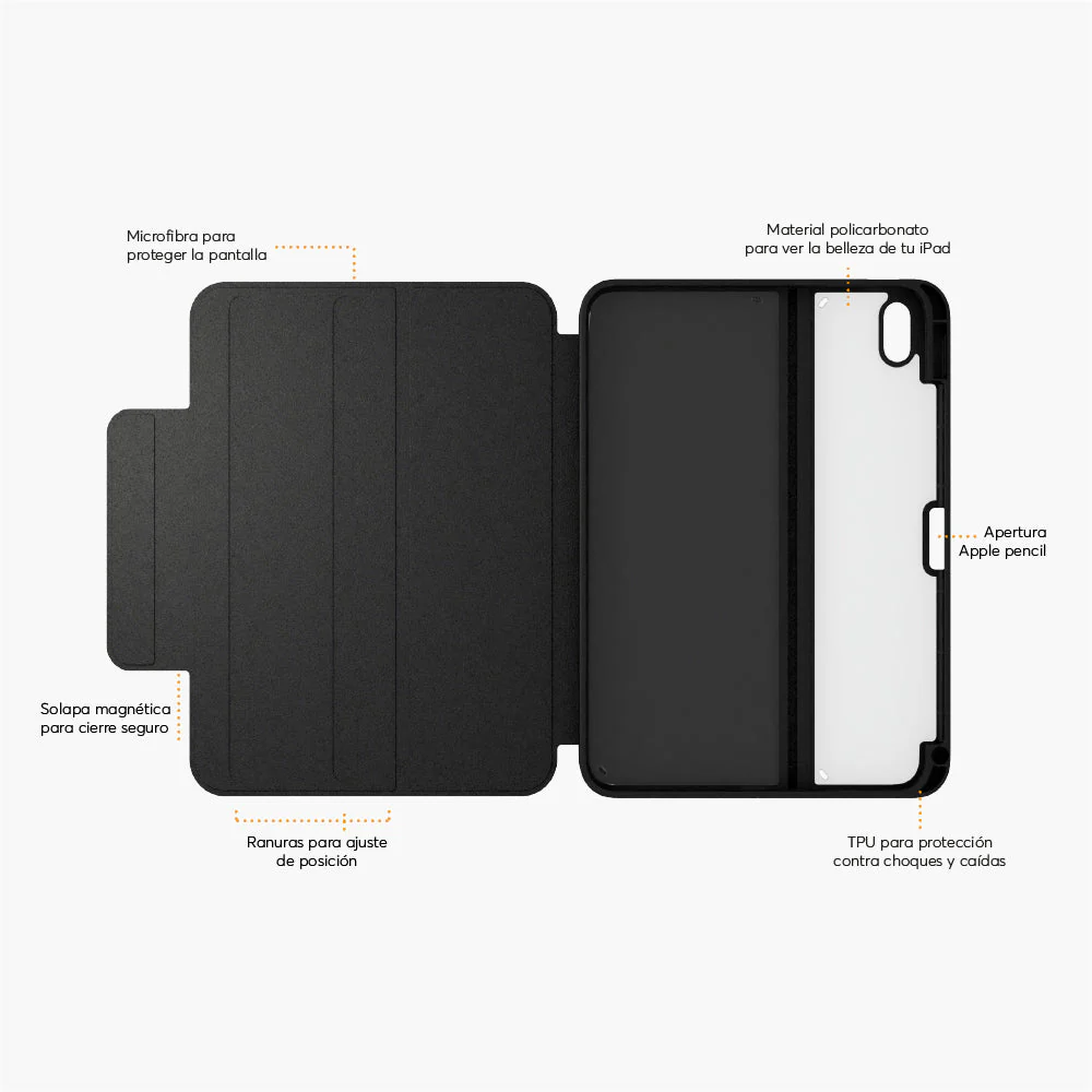 SafeCase Click Royal Black NCO para iPad - Image 14