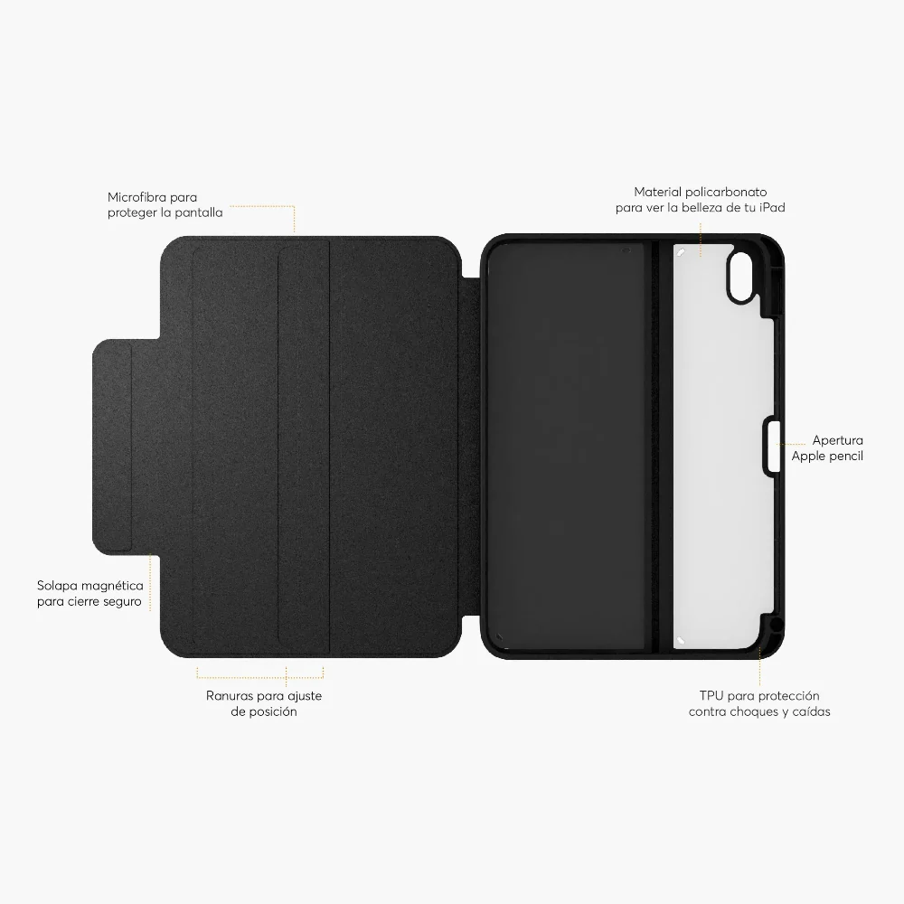 SafeCase Click Royal Black NCO para iPad - Image 24