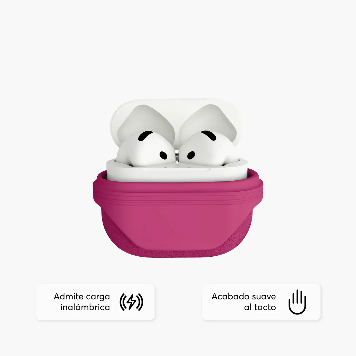 SiliconeGuard para AirPods 4ta Gen Rosado - Image 4